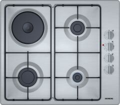 iQ100, Gazlı/Elektrikli Ocak, 60 cm, Paslanmaz çelik