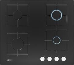iQ100, Gazlı Ocak, 60 cm, Sert cam, Siyah